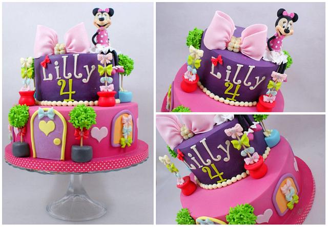 Storms Bakery - Minnie mouse bowtique themed cake to... | Facebook