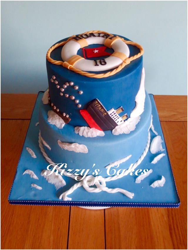 Sinking Titanic Cake | Titanic cake, Novelty cakes, Crazy cakes