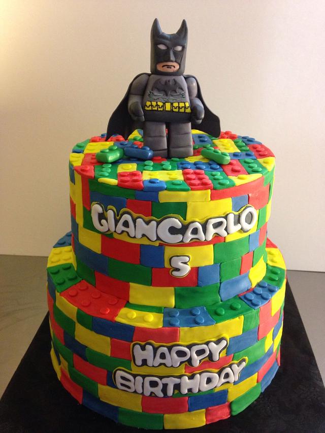 Batman Lego cake - Decorated Cake by Cake Waco - CakesDecor