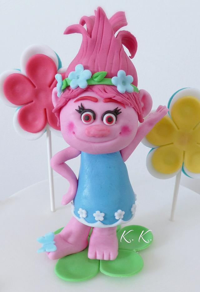 Poppy troll - Cake by KaterinaCakes - CakesDecor