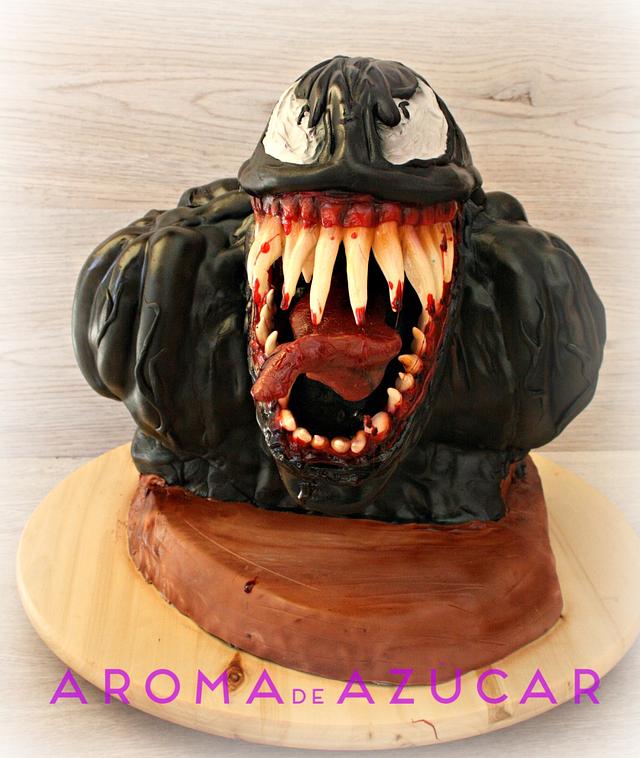 VENOM Cake by Aroma de Azúcar CakesDecor VENOM Cake by Aroma de Azúcar CakesDecor