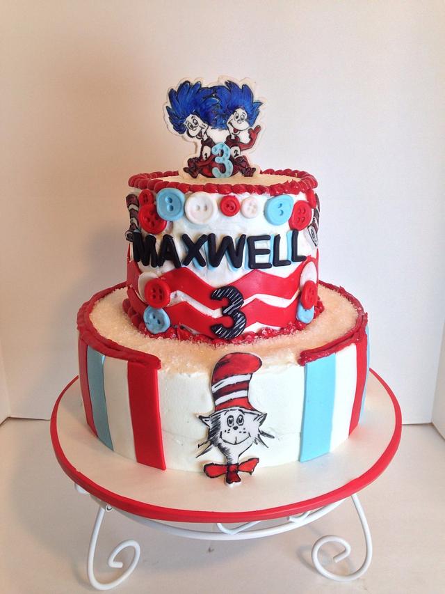 Dr. Seuss cake - Decorated Cake by Sheri Hicks - CakesDecor