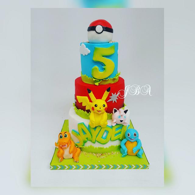 Pokémon Cake - Decorated Cake by Jana Bleeker-Antoninova - CakesDecor