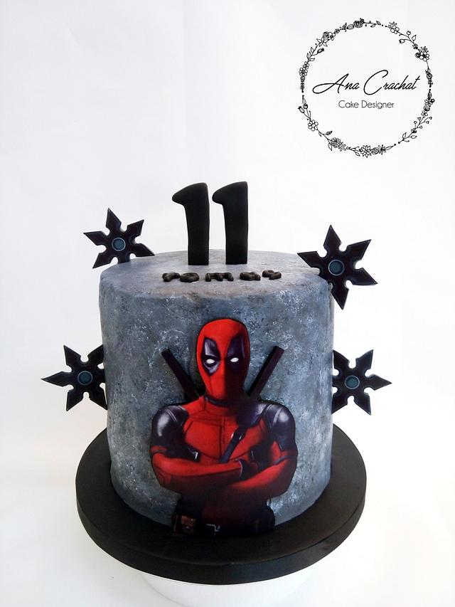 Amazon.com: Deadpool Edible Image Cake Topper Party Personalized 1/4 Sheet  : Grocery & Gourmet Food