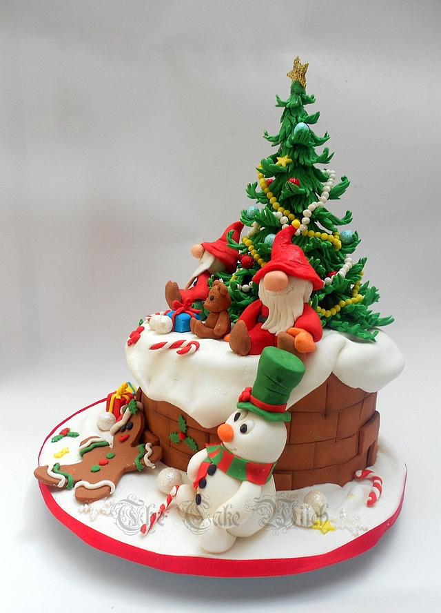 Christmas Tree - Cake by Nessie - The Cake Witch - CakesDecor