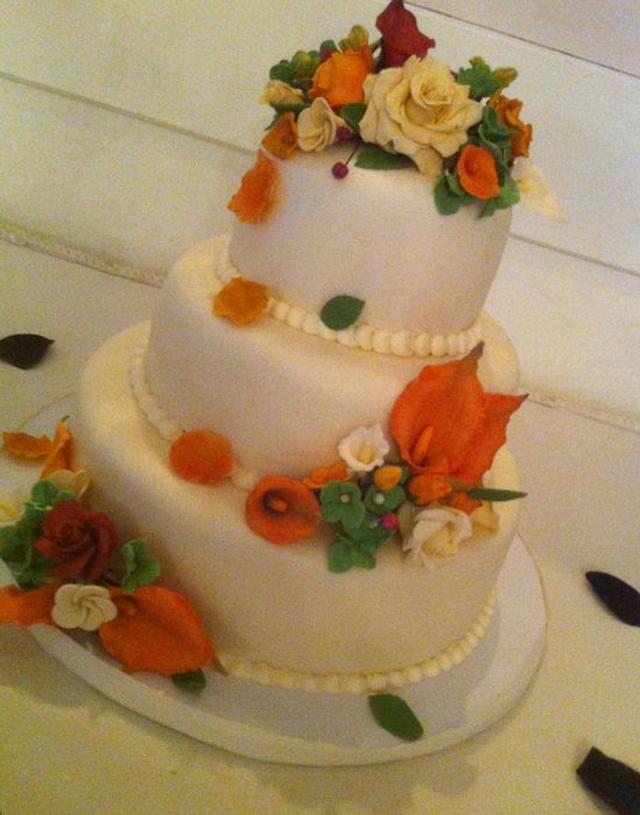 Wedding Cake- (Fall Theme)