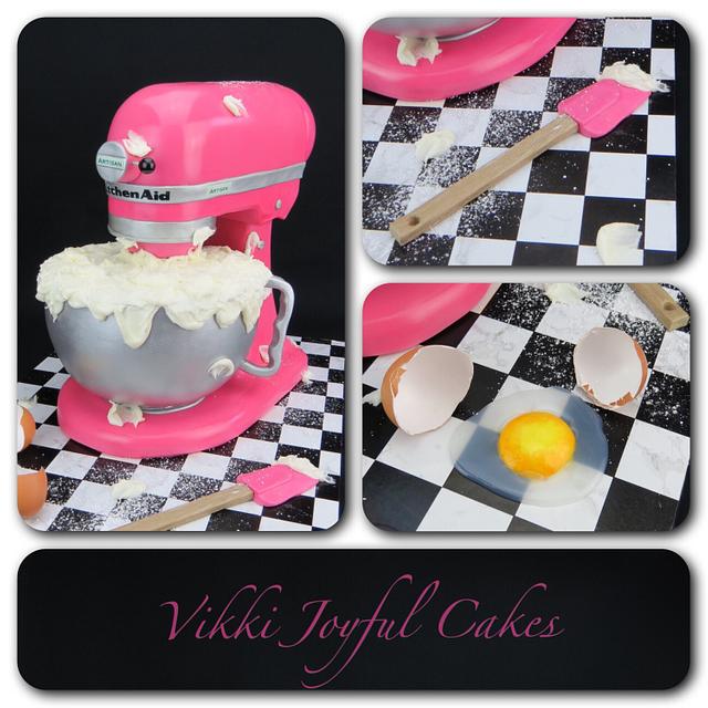 Kitchenaid cake Cake by Vikki Joyful Cakes CakesDecor