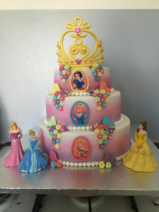 Disney princess for my princess - Decorated Cake by - CakesDecor