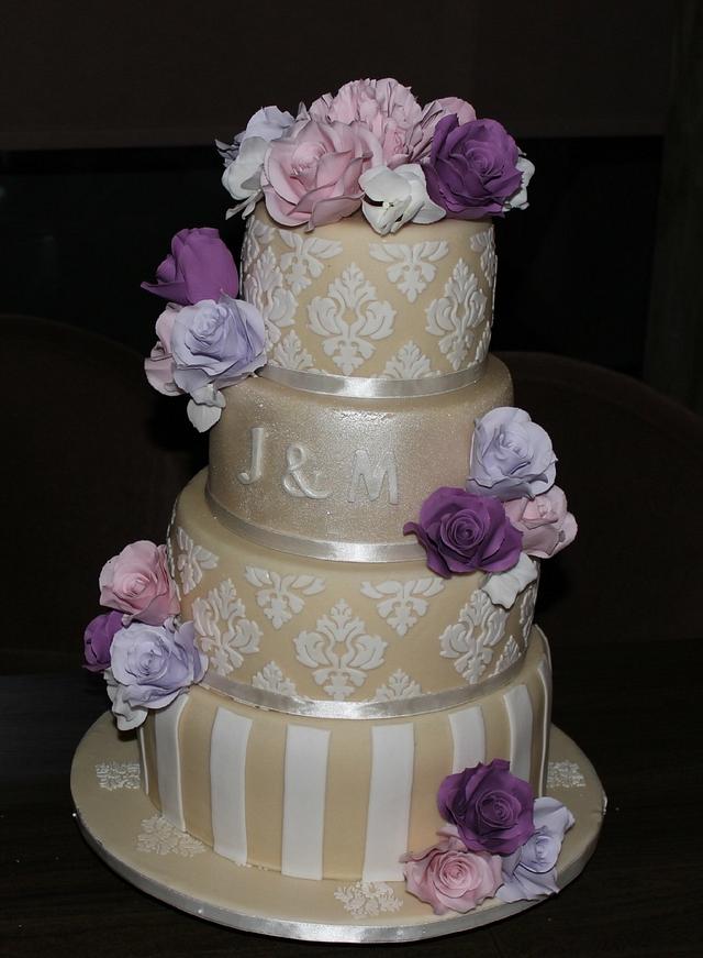J&M Decorated Cake by Anka CakesDecor