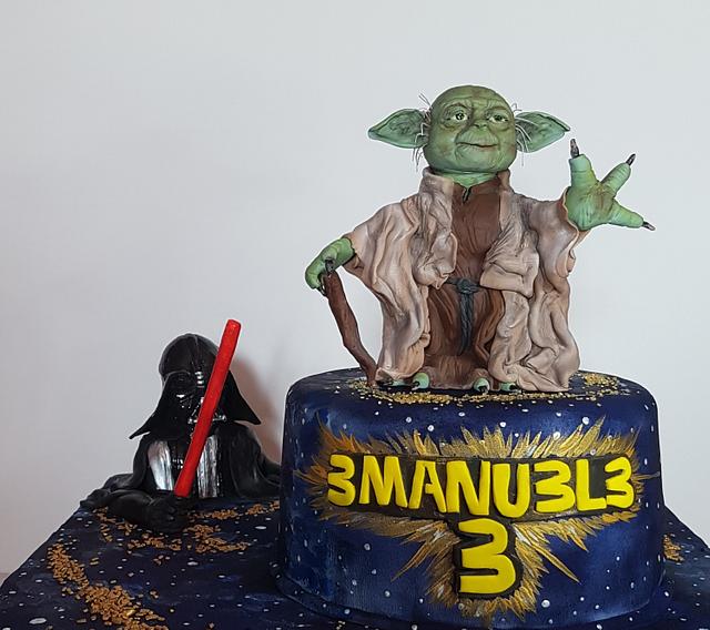 Starwars Cake - Decorated Cake By Lameladiaurora - Cakesdecor