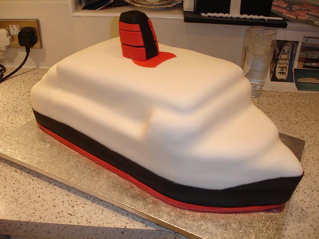 Cruise Ship birthday cake