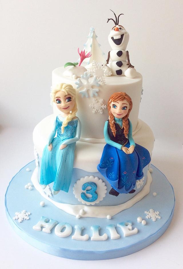 Another Frozen Cake!! - Decorated Cake by Lizzie Bizzie - CakesDecor