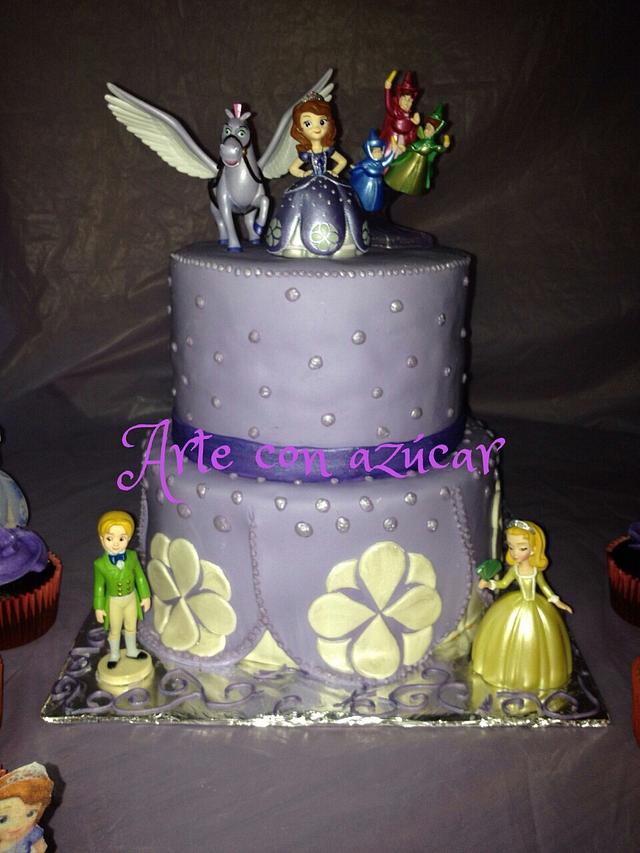 Sofia The First Cake - Decorated Cake By - CakesDecor