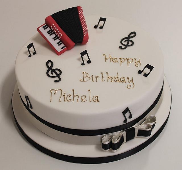 Accordion Cake Decorated Cake by Sweetie Darling CakesDecor