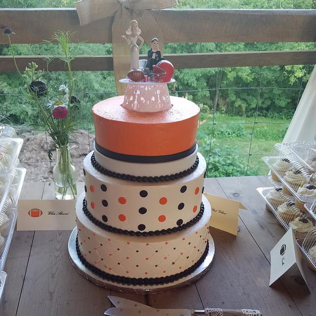 Cleveland Browns Weddings Cake - Decorated Cake by - CakesDecor