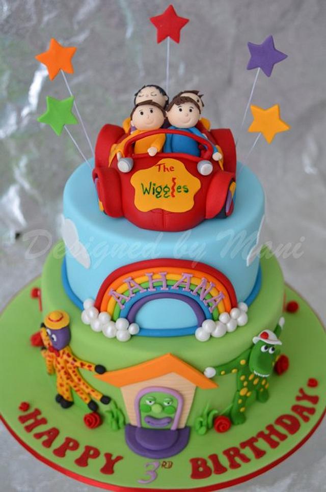 WIGGLES & THE BIG RED CAR BIRTHDAY CAKE - Cake by - CakesDecor