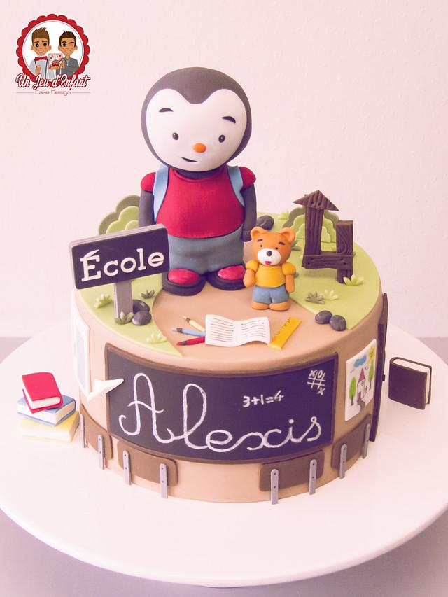 T Choupi A L Ecole Cake By Cake Revol Cakesdecor
