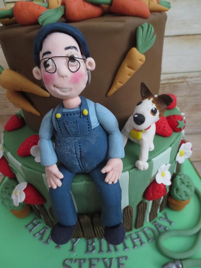 One Man and his Dog - Cake by K Cakes - CakesDecor