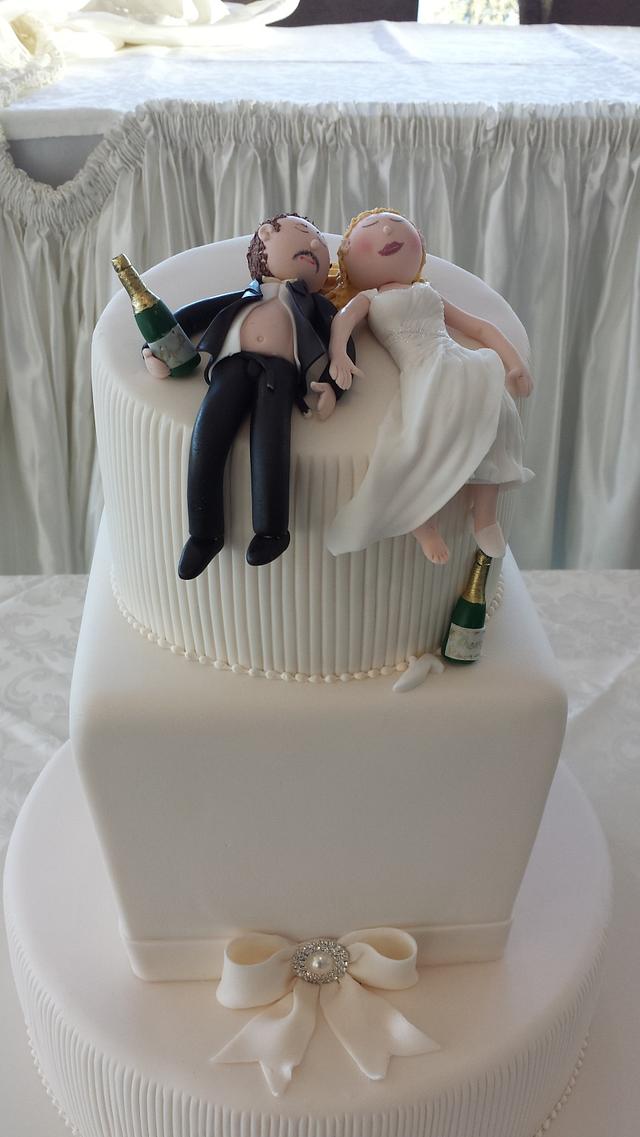 Funny Sexy Las Vegas Wedding Cake Topper - Wedding Collectibles