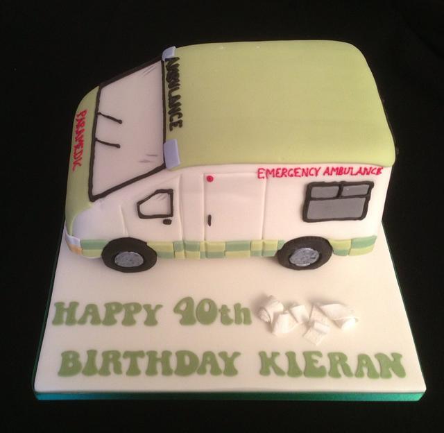 Ambulance paramedic cake - Decorated Cake by Cherry - CakesDecor