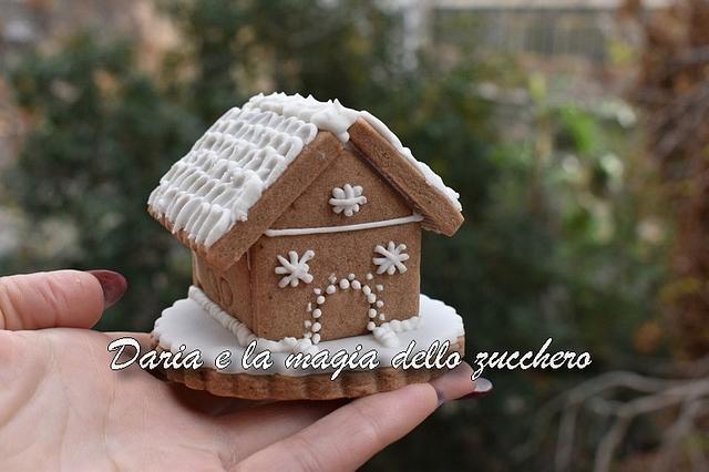 Gingerbread houses - Decorated Cookie by Daria Albanese - CakesDecor