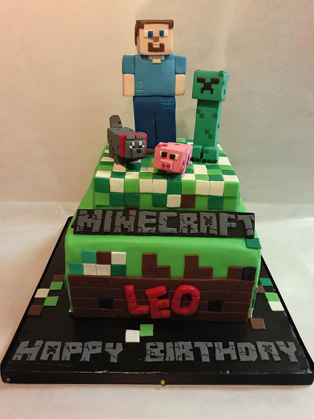 Minecraft cake - Decorated Cake by barbara Saliprandi - CakesDecor