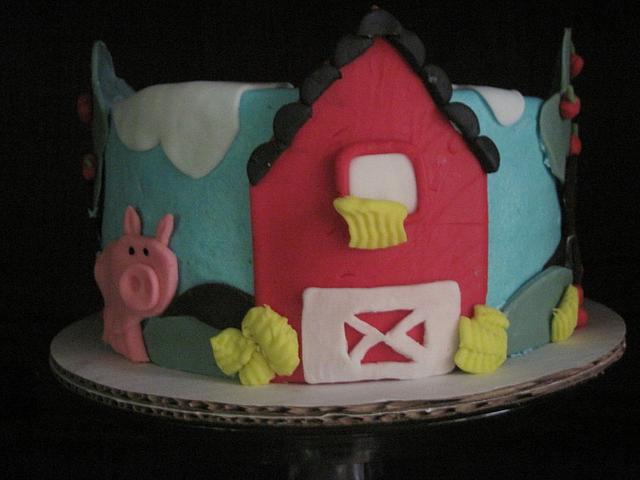 Farm Themed Cake - Cake by Cathy - CakesDecor