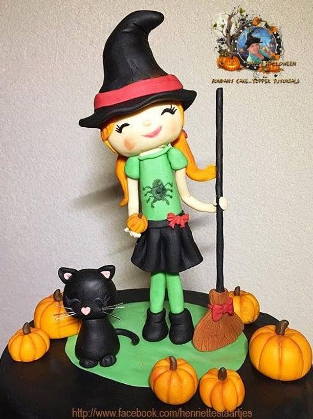 Cute Halloween cake topper - Decorated Cake by Henriette - CakesDecor