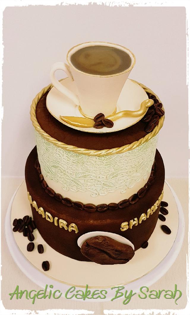 Coffee Bean Cake Cake by Angelic Cakes By Sarah CakesDecor