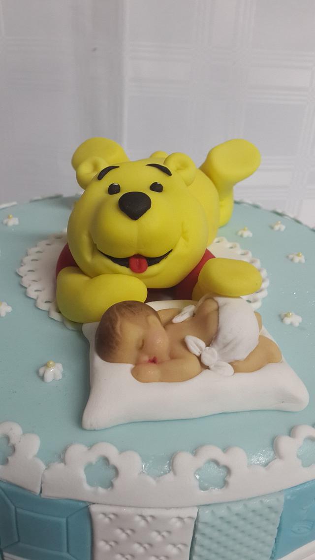 Baby Naming ceremony cake Cake by Tascha's Cakes CakesDecor