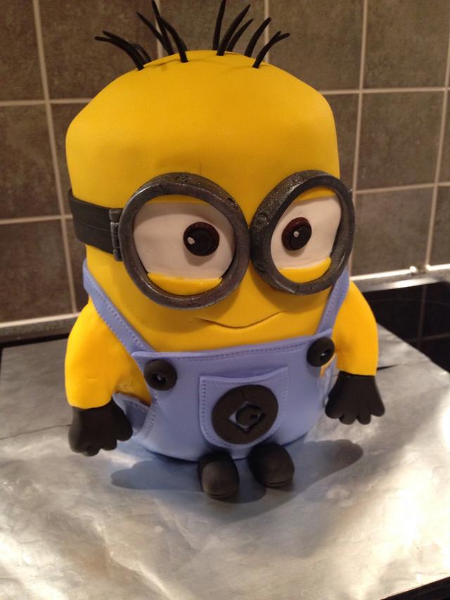 Kevin minion cake - Decorated Cake by The Chocolate - CakesDecor