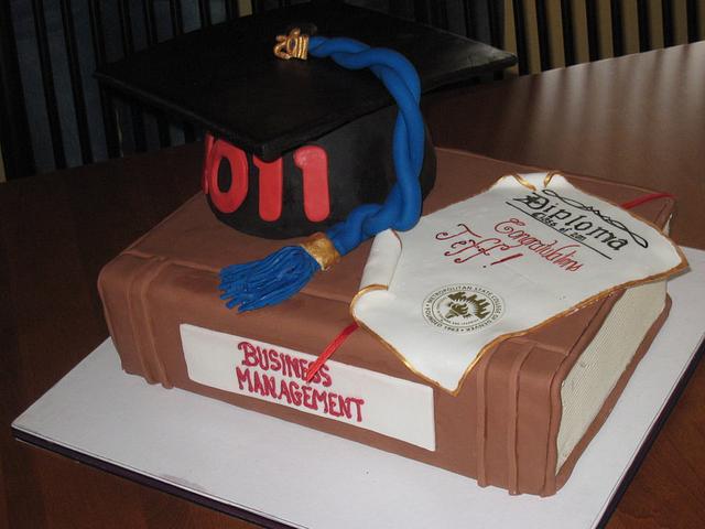 Graduation Cake - Decorated Cake by sweet inspirations - CakesDecor