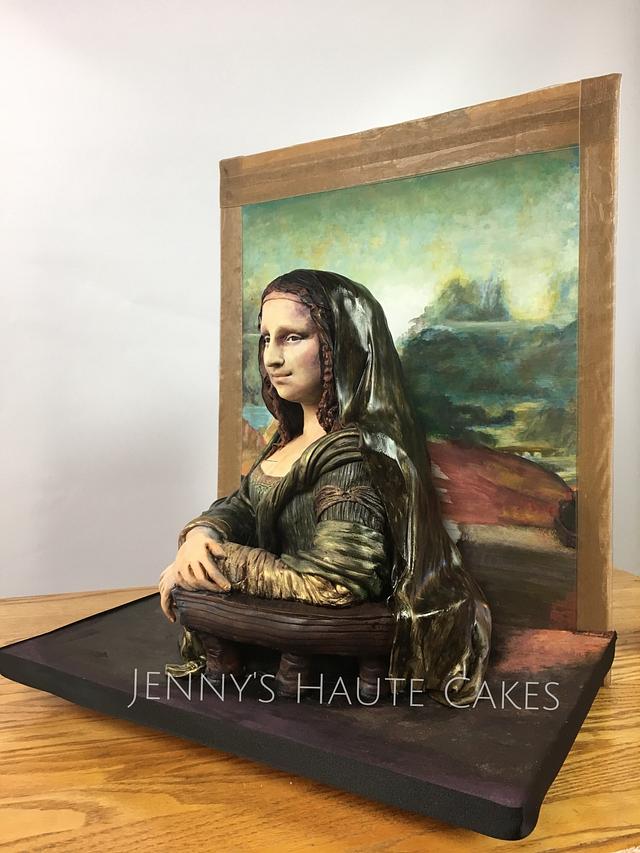 Mona Lisa Sculpted Cake - Sugar Art Museum