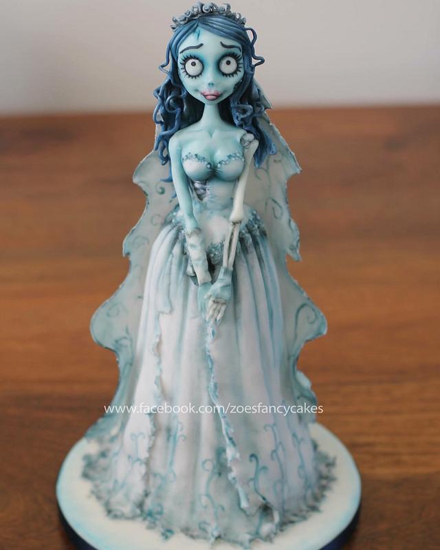 Corpse Bride Doll Cak - Decorated Cake by Zoe's Fancy - CakesDecor