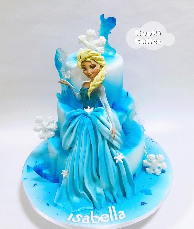 Frozen cake for little princess - Decorated Cake by - CakesDecor