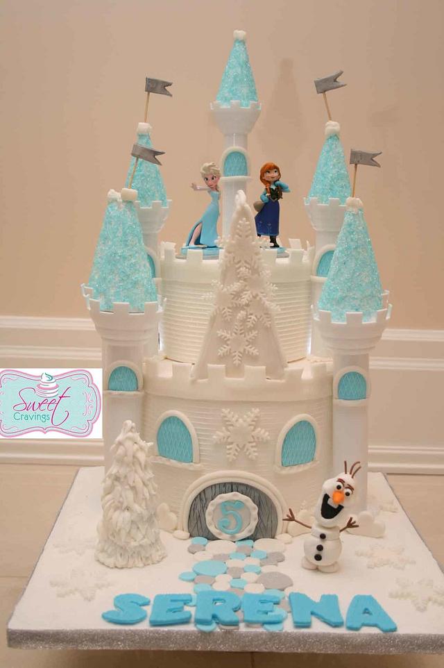 Elsa's Frozen Inspired Ice Castle Cake Topper & Memento – OwensUponATime