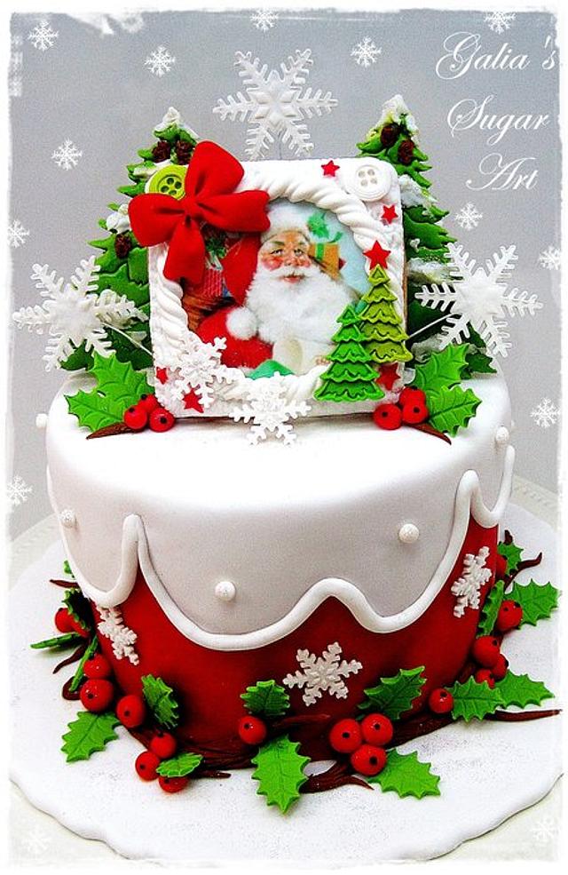 Small Christmas Cakes - Decorated Cake by Galya's Art - CakesDecor