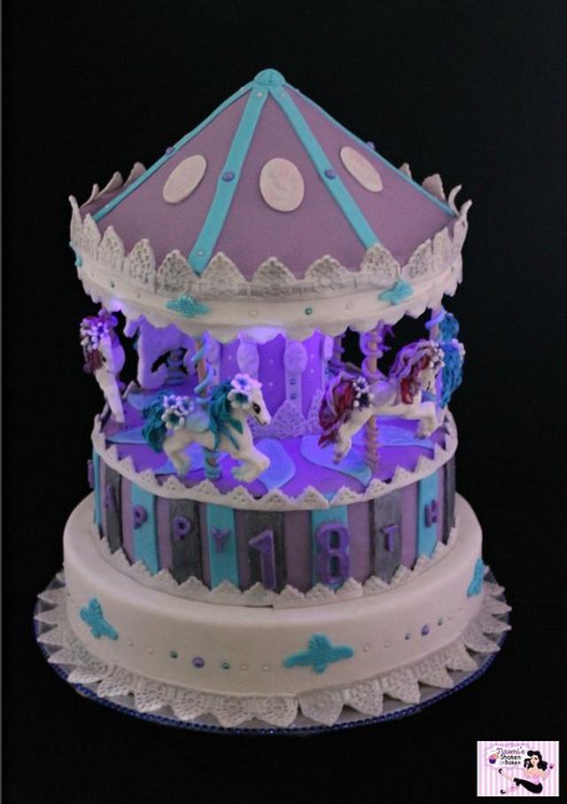 Carousel Cake by Naomi's Shaken & Baken CakesDecor