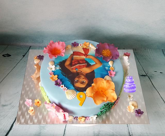 Vaiana Cake By Pluympjescake Cakesdecor