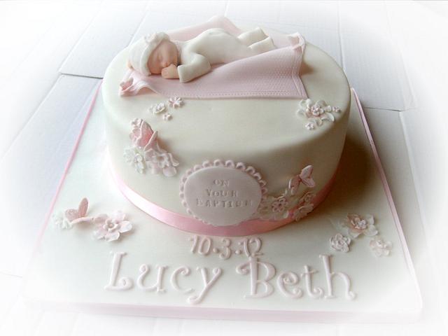 Baby In Angel wings Christening/Birthday Cake CB-NC395 – Cake Boutique