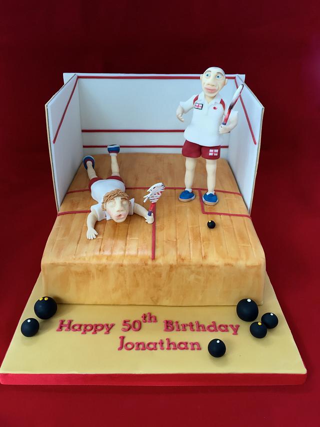 Squash game Decorated Cake by Canoodle Cake Company CakesDecor