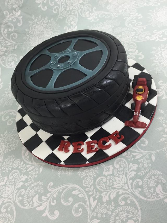 Tire Cake 🖤 Fondant @satin.ice 💙 Cake Board @enjaypackaging Colors  @wiltoncakes @bmw 💙 #cars #tirecake #tire #birthday #bir... | Instagram