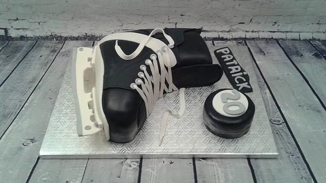 Hockey Ice Skate Patin Cake By Manon Cakesdecor