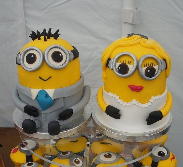 minion bride and groom