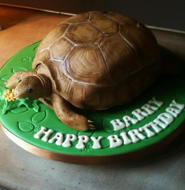 TORTOISE CAKE - Decorated Cake by BARBARA CORBETT - CakesDecor