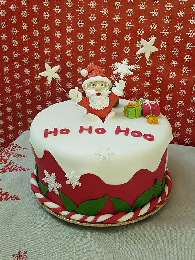 Ho Ho Ho cake - Decorated Cake by iratorte - CakesDecor