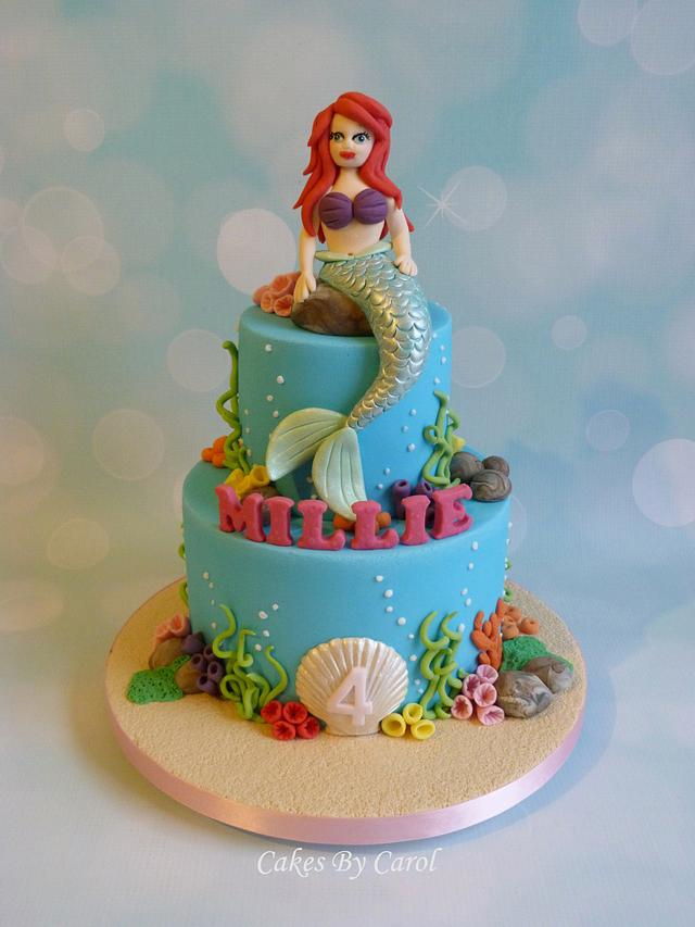 Little Mermaid - Decorated Cake by Carol - CakesDecor