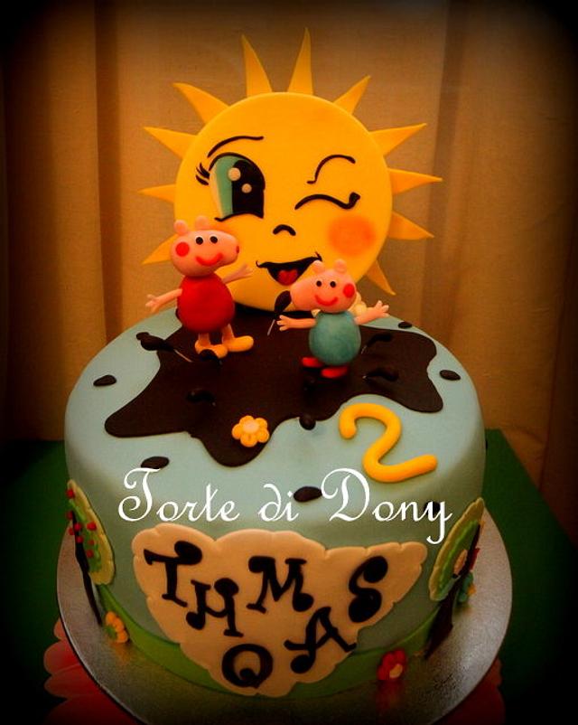 Peppa Pig Cake Decorated Cake by Donatella Bussacchetti CakesDecor