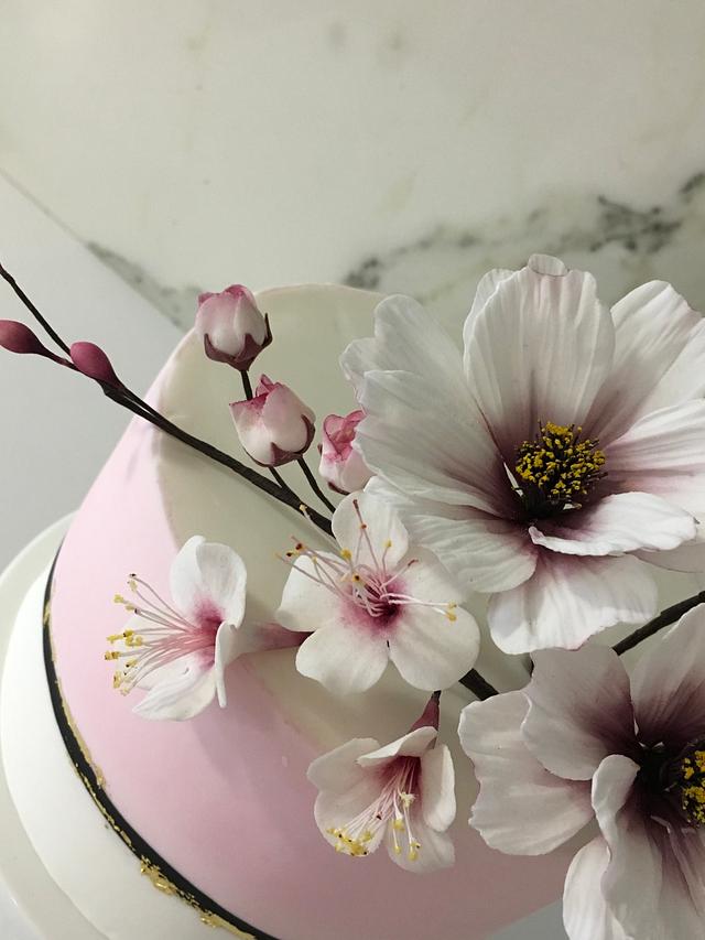 Colour Blocking with Spring Sugar Flowers