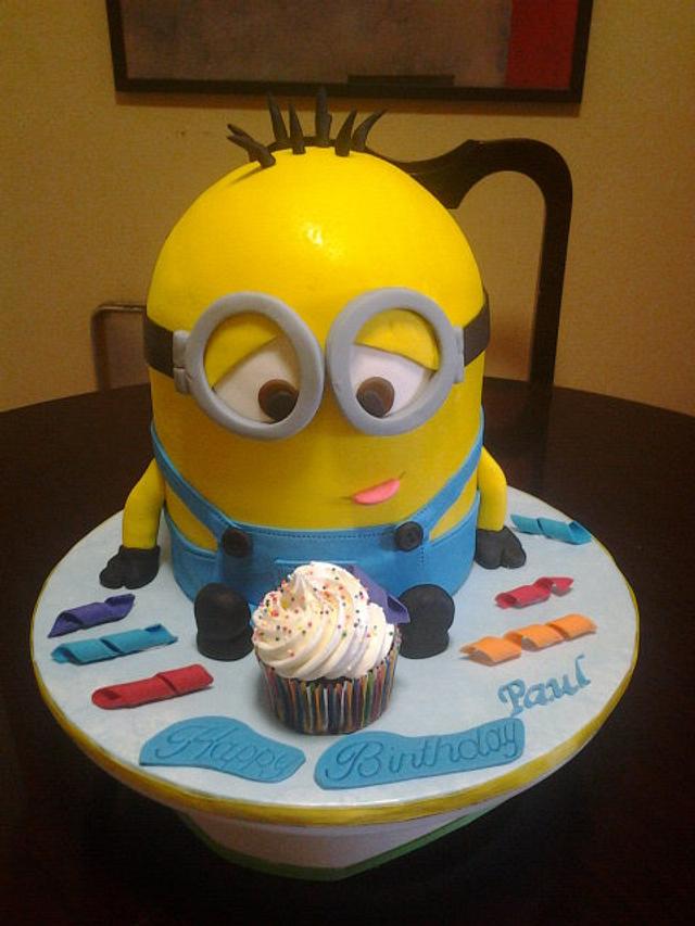 Minion Cake - Decorated Cake by Rosa - CakesDecor